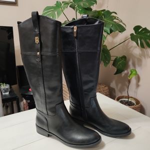 Tommy Hilfiger Riding Boots Black NWT  size 7